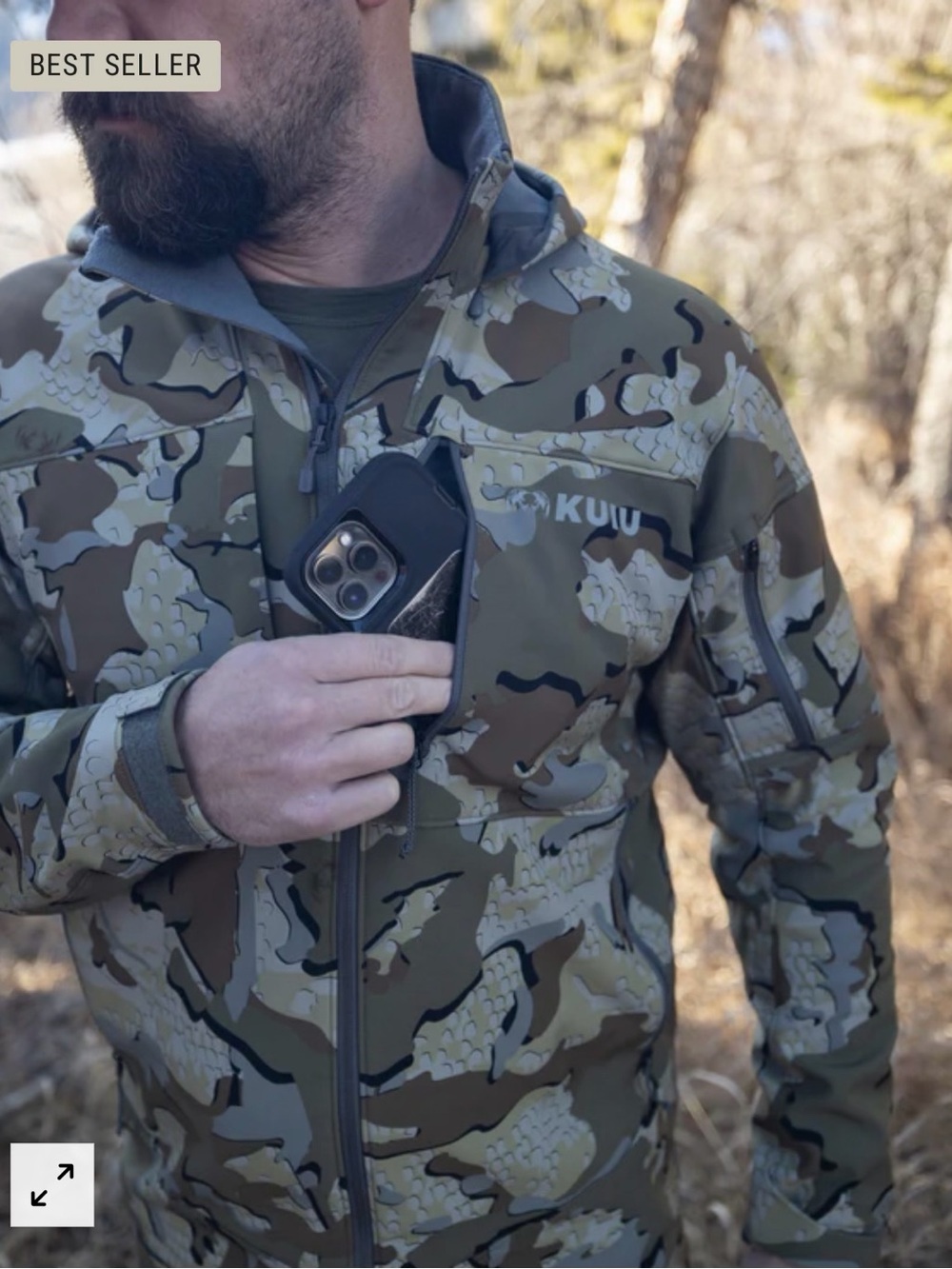 KUIU Guide Hooded Jacket VALO camo - Picture 12 of 16